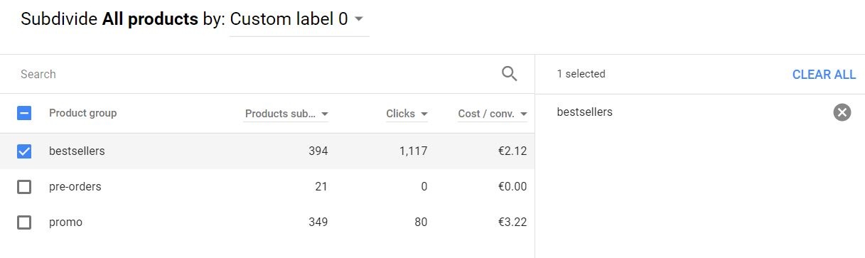 etichette-personalizzate-suddivisione-gruppi-adwords