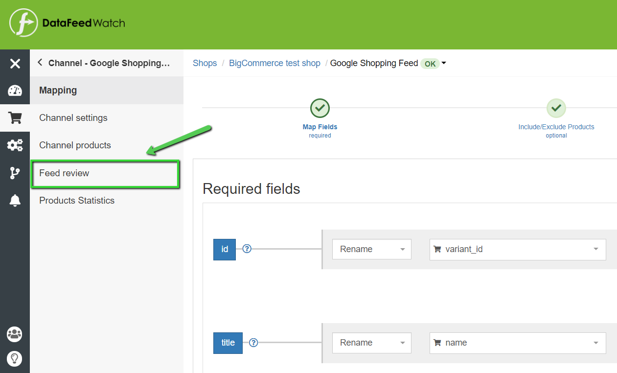 check-feed-issues-review